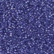 Miyuki Delica 11/0 DB0284 - Luster Aqua Lined Sparkling Purple x8g|raw }}