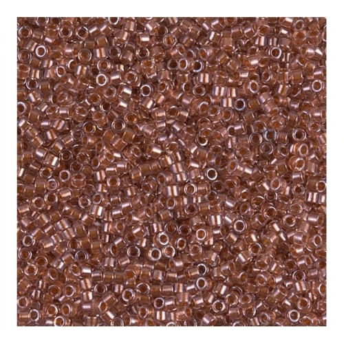 Miyuki Delica 11/0 DB0915 - Crystal Lined Sparkling Ginger x8g