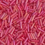Bugles Miyuki mm. 6 BGL-408FR - Mat Opaque Red AB x10g