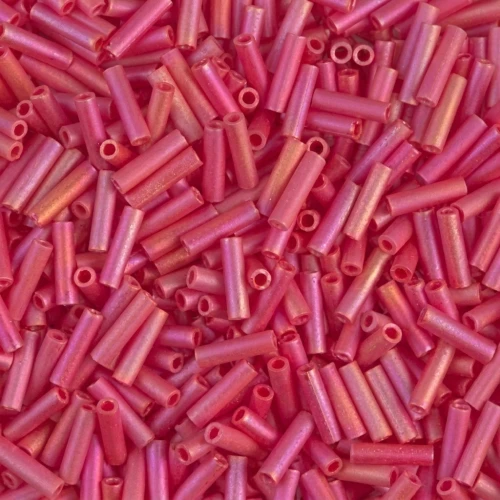 Bugles Miyuki mm. 6 BGL-408FR - Mat Opaque Red AB x10g