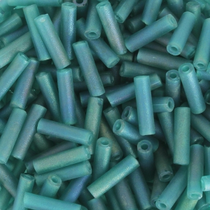 Bugles Miyuki mm. 6 BGL-2405FR - Mat Tr Teal AB x10g