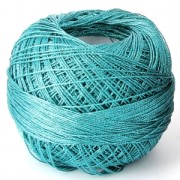 Filo in poliestere  Liz Metallic taglia 20 Turquoise Green n°321 x146m|raw }}