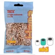 Perle da stirare  Hama MIDI 5 mm Café Frappé (n°75) x1000