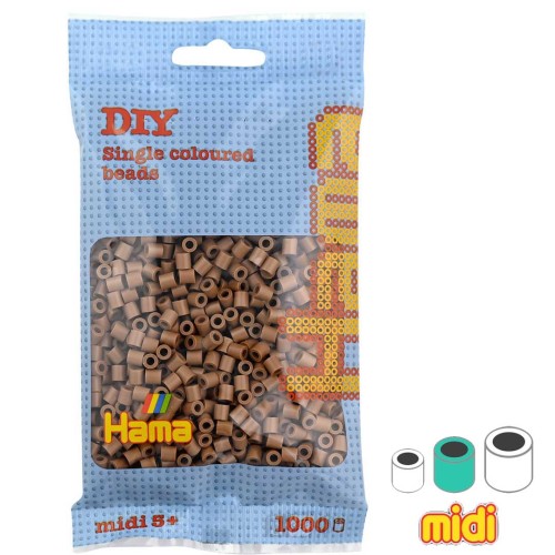 Perle da stirare Hama MIDI 5 mm Marron Glacé (n°76) x100
