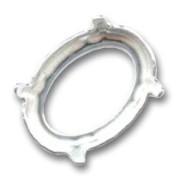 Castone PureCrystal 4120 ovale mm. 8x6 argentato|raw }}