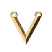 Distanziatore 2 anellini 17x16 mm dorato x1|raw }}