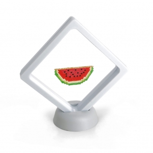 Espositore 3D per creazioni in Miyuki o altri oggetti - Bianco