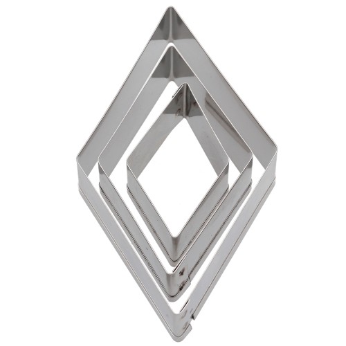 Tagliabiscotti in metallo per modellismo e artigianato da 35 a 69 mm Diamante x3