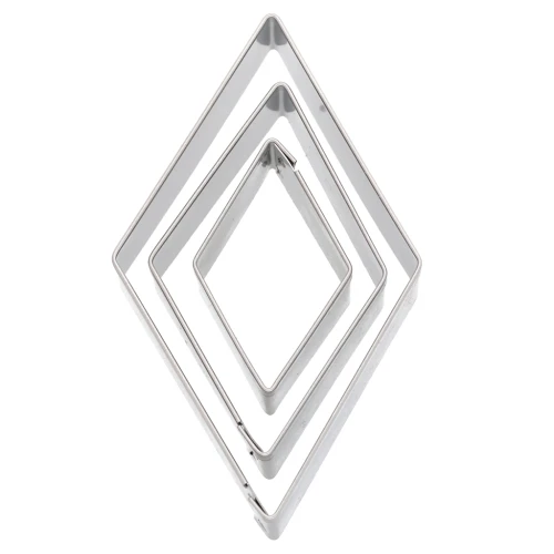 Tagliabiscotti in metallo per modellismo e artigianato da 35 a 69 mm Diamante x3