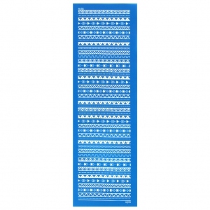 Silk Screen Moiko per bracciale 26.5x8.5 cm - Stile azteco 7.36