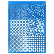 Silk Screen Moiko per pasta polimerica - Combo - Rétro