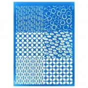 Silk Screen Moiko per pasta polimerica - Combo - Rétro