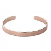 Bracciale in ottone martellato 6.20 mm oro rosa x1