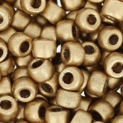 Rocailles Matubo 8/0 - 3.15 mm Gold Mat x10g