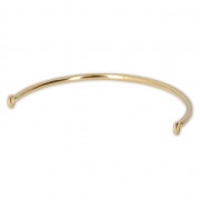 Distanziatore per bracciale 57x2 mm dorato con oro fino x1|raw }}