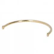 Distanziatore per bracciale 57x2 mm dorato con oro fino x1