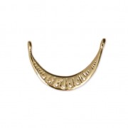 Distanziatore 2 anellini e 7 fori 17x11 mm dorato x1|raw }}