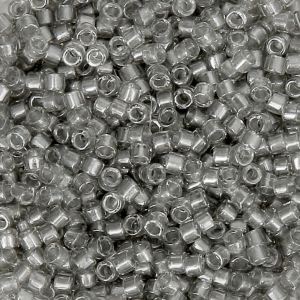 Miyuki Delica 11/0 DB2393 - Inside Dyed color Fancy Silver x8g