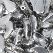 Perline in vetro 2 fori Paisley Duo 6x5mm Labrador x10g