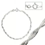Bracciale maglia singapore 2.6 mm Argento 925 x18cm