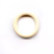 Anello imitazione avorio mm. 20 x1