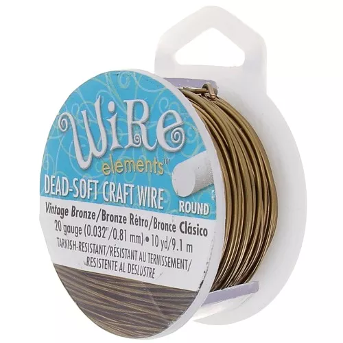 Filo di rame Craft Wire soft  0.81mm Vintage bronze x 9.14 m
