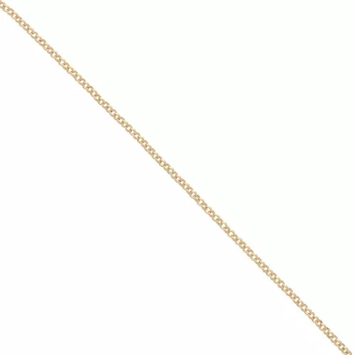 Catena maglia rollò 1.5 mm Placcato Oro 3 microns x50 cm