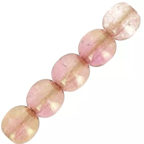 Perle tonde mm. 4 Luster Rose x50