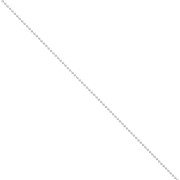 Catena con palline mm. 1.5 Placcatura argento fino x m. 1