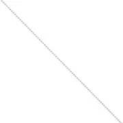 Catena con palline mm. 1.5 Placcatura argento fino x m. 1