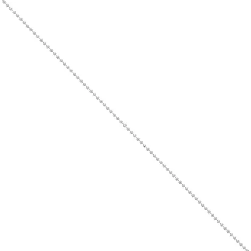 Catena con palline mm. 1.5 Placcatura argento fino x m. 1