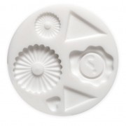 Mini stampo silicone per pasta polimerica e pasta di metallo Decorazione