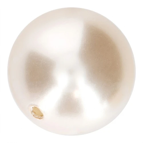 Perlina PureCrystal mezza forata 5818 mm. 8 Crystal Creamrose Pear