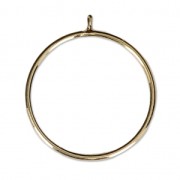 Anello per perla mezza-forata 6 / 8 e 10 mm in Gold filled  Taglia 52 x1|raw }}