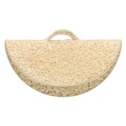 Terminale mezzaluna diamantato 15x8 mm dorato x1|raw }}