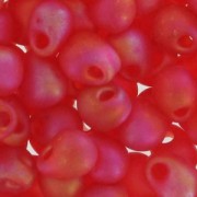 Mini-Gocce Miyuki mm. 3.4 DP140FR - Mat Tr Red Orange AB x8g