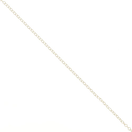 Catena maglia sottile mm.1.8x2.2 light gold HQ x m. 1
