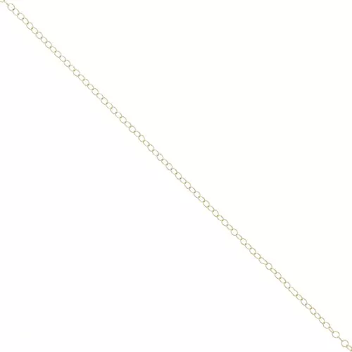 Catena maglia sottile mm.1.8x2.2 light gold HQ x m. 1
