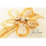 Canutiglia liscia  per ricamo - per spille & bijoux ricamati 1 mm Gold