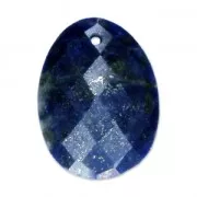 Pendente sfaccettato ovale 20x15 mm Lapis x1