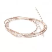Canutiglia liscia  per ricamo - per spille & bijoux ricamati 1 mm Rose Gold