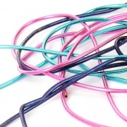 Canutiglia liscia  per ricamo - per spille & bijoux ricamati 1 mm Fuchsia