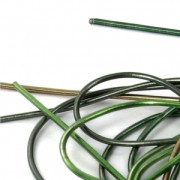 Canutiglia liscia  per ricamo - per spille & bijoux ricamati 1 mm Dark Olive