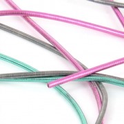 Canutiglia liscia  per ricamo - per spille & bijoux ricamati 1 mm Ant. Silver