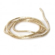 Canna riccia per ricamo - Spille e gioielli ricamati 1 mm - Oro chiaro x5g|raw }}