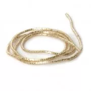 Cannetille frisée pour broderie - broches & bijoux brodés 1 mm - Light Gold x5g