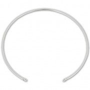 Bracciale rigido 2 anellini 190 mm Argento 925 x1|raw }}