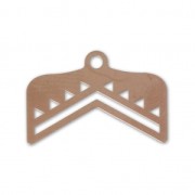 Terminali per tessitura rocailles/Delica Perles & co 18 mm oro rosa|raw }}