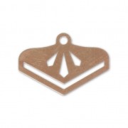 Terminali per tessitura di perline Perles & co 18 mm oro rosa