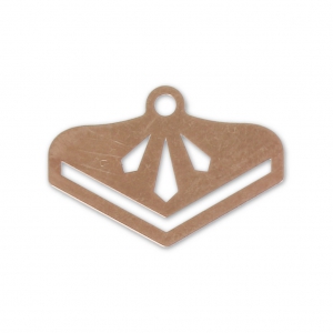 Terminali per tessitura di perline Perles & co 18 mm oro rosa